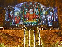 精美雕刻《龍門石窟》