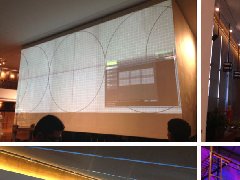 深圳寶能城銷售中心迎賓墻